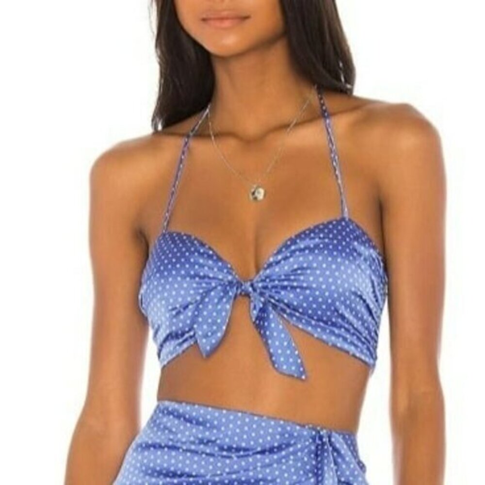 Song of Style Delta Top - Blue Dot